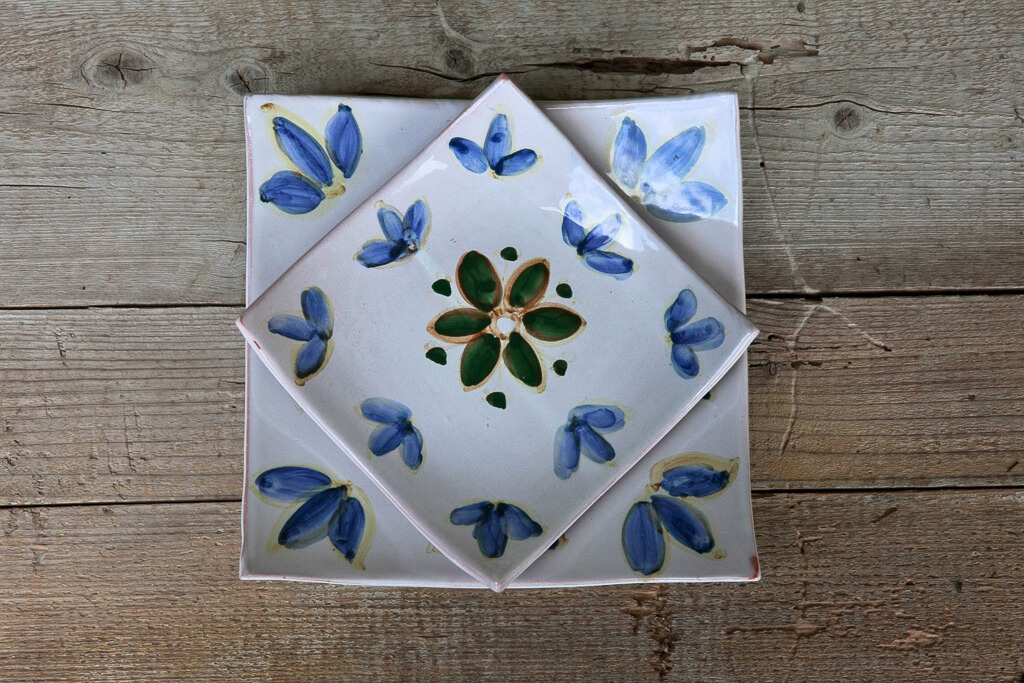 Zen - Hand-Painted Ceramic Dinner Plate