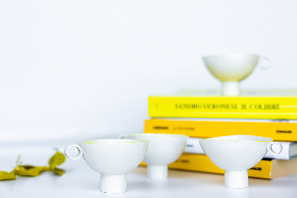 Sunray - Handmade Porcelain Coffee Cups