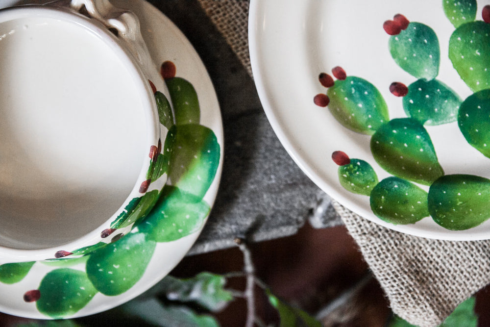 Hand-painted Ceramic Dishes Made in Italy