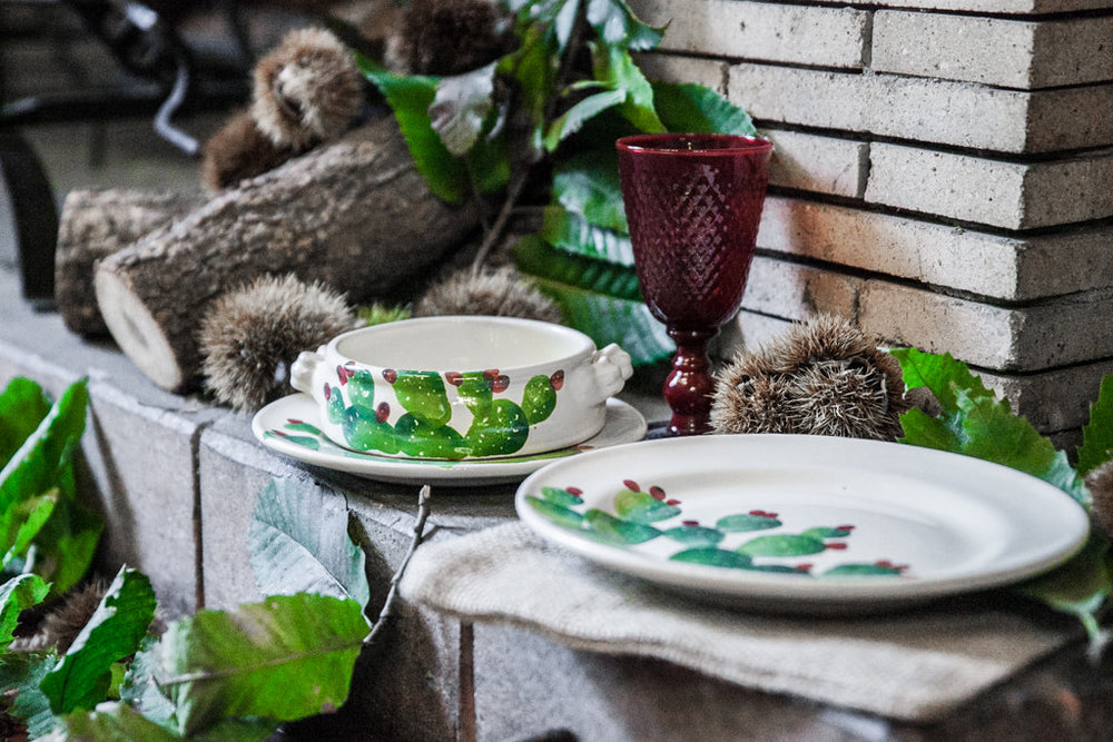 Hand-painted Ceramic Dishes Made in Italy