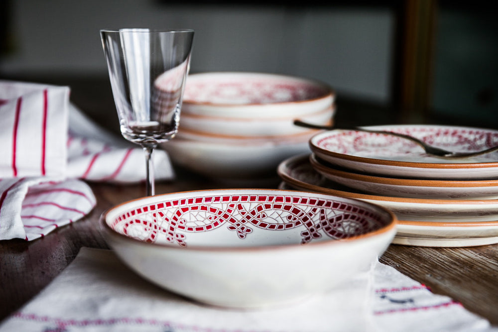 Hand-Painted Soup & Pasta Bowl Made in Italy