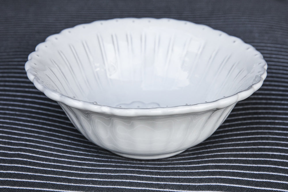 Shabby-Chic Ceramic Side Bowl