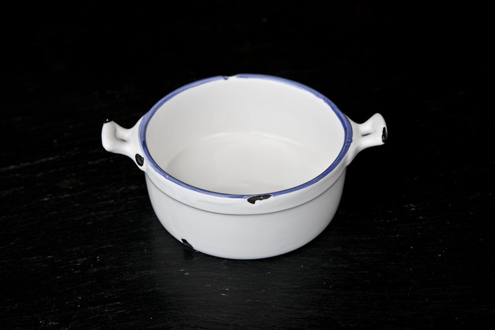 Battello - Shabby-Chic Ceramic Enamel Mini Casserole